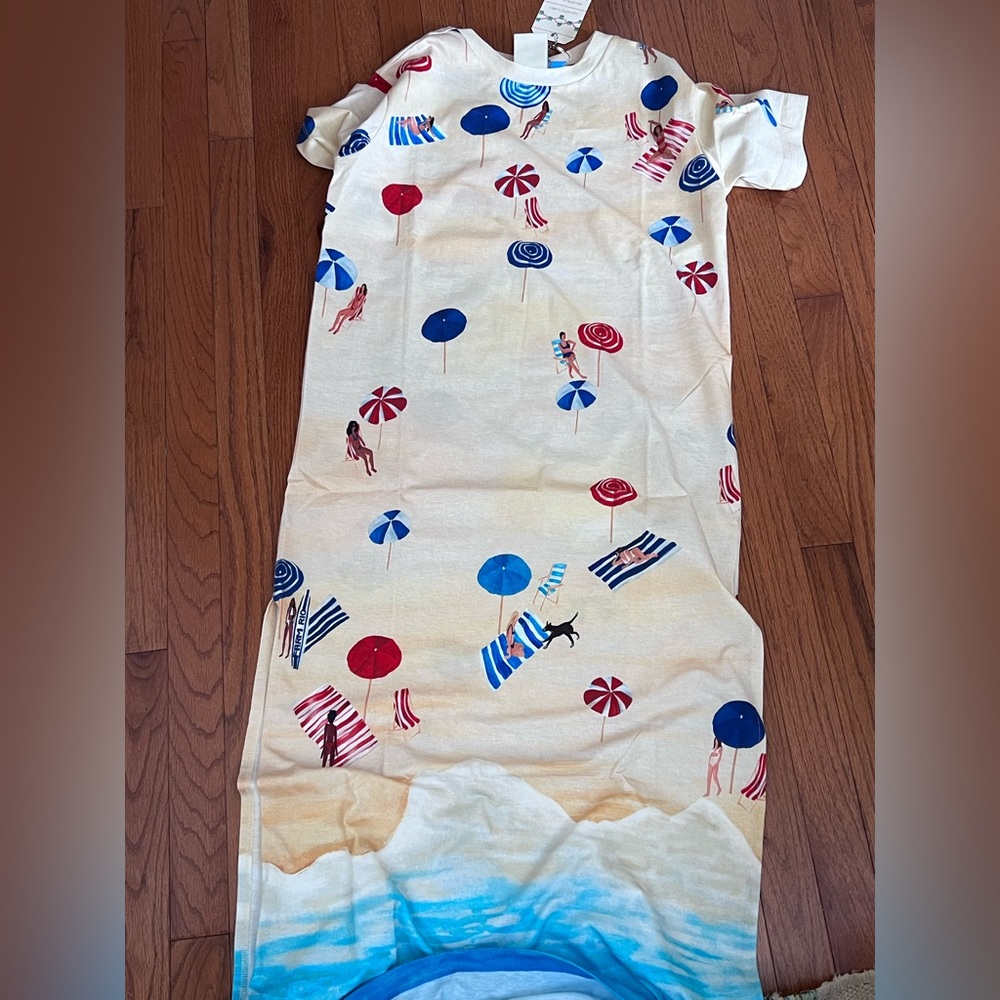 NWT Farm Rio x Anthropologie Destination T-Shirt Dress Size Small - Picture 3 of 3